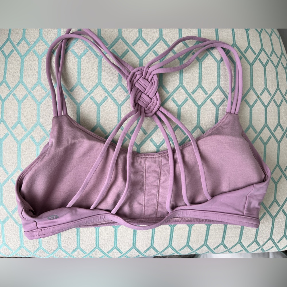 Lululemon 8 Knot Sports Bra Dusty Rose
